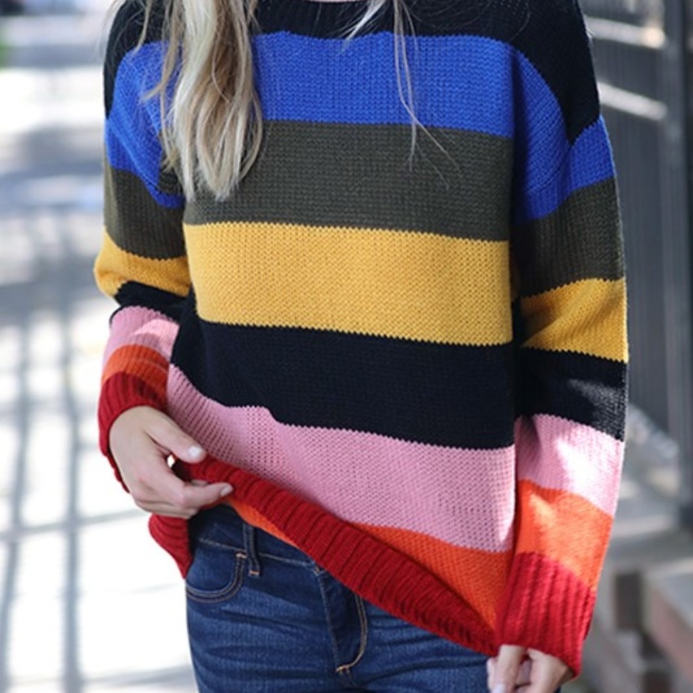 Color Me A Rainbow Sweater